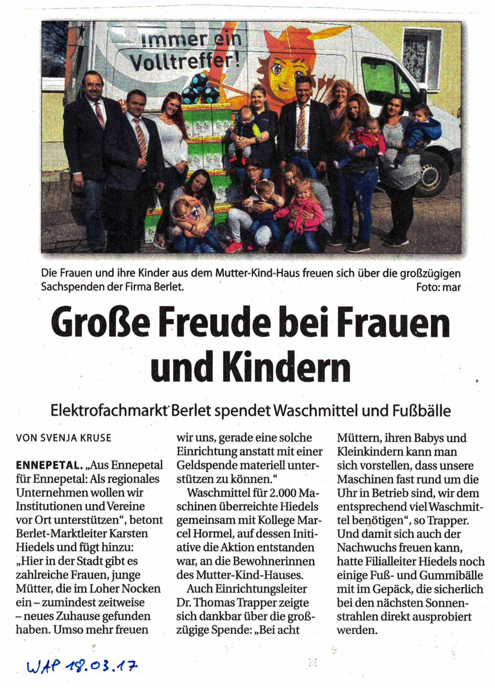 2017-03-18 Große Freude bei Frauen und Kindern