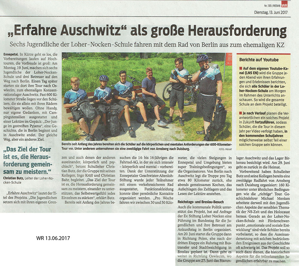 2017-06-20 Erfahre Auschwitz als große Herausforderung
